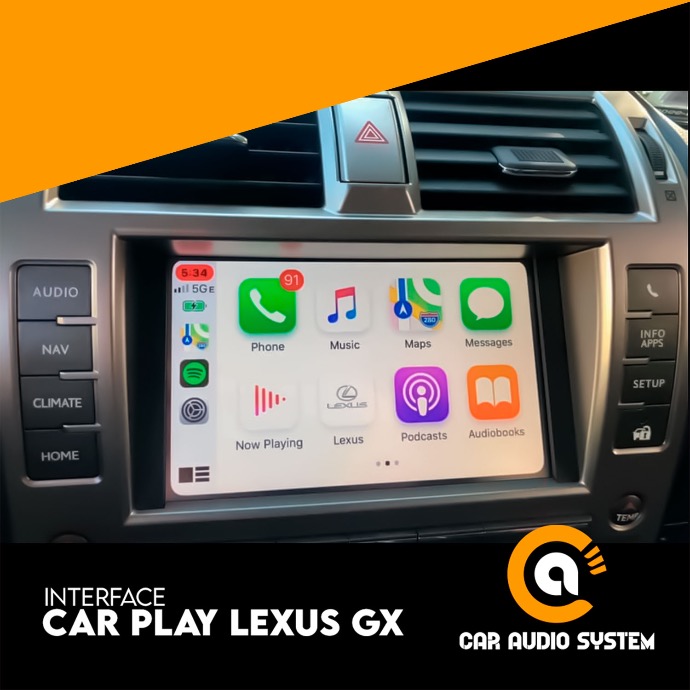 INTERFACE CARPLAY LEXUS GX | Car Audio System